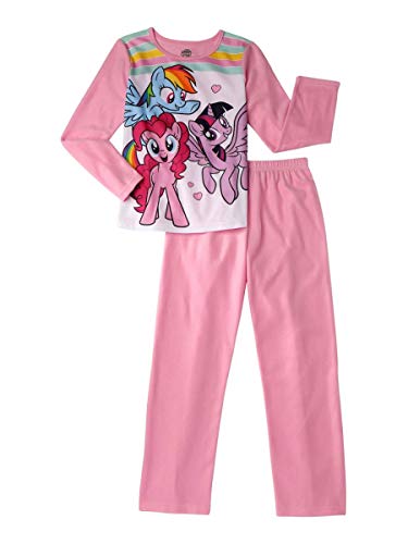 My Little Pony 2 Piece Girls Sleepwear Pajama Set (Small 6/6X)