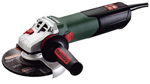 Metabo 6-inch Angle Grinder, 13.5 Amp, 9,600 RPM, Electronics, Lock-on Switch, Made in Germany, WE 15-150 Quick, 600464420, Green