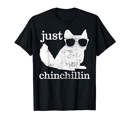 Chinchilla Just Chinchillin Pet Gift Vintage T-Shirt