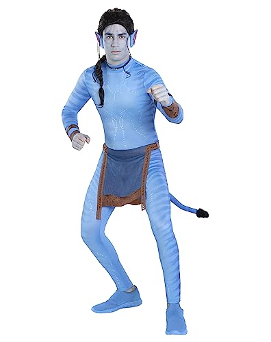 Spirit Halloween Avatar Adult Jake Sully Costume - L | Officially Licensed | Na'vi Costume | Couples Costumes | Avatar cosplay