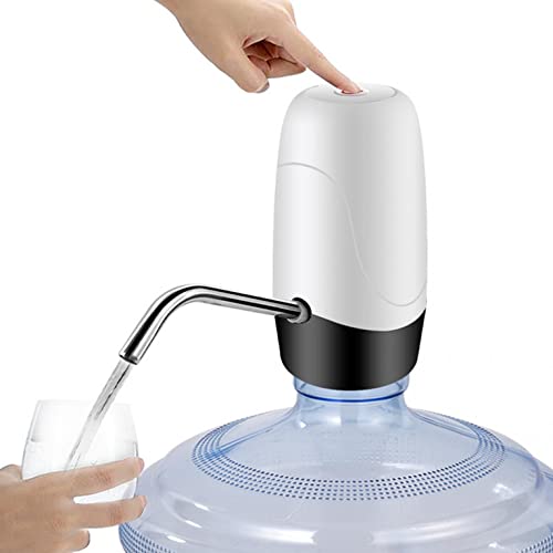 Portable Water Bottle Pump 5 Gallon Water Bottle Dispenser USB Charging Automatic Drinking Water Pump Electric Water Dispenser Water Bottle Switch for Home, Office, Travel