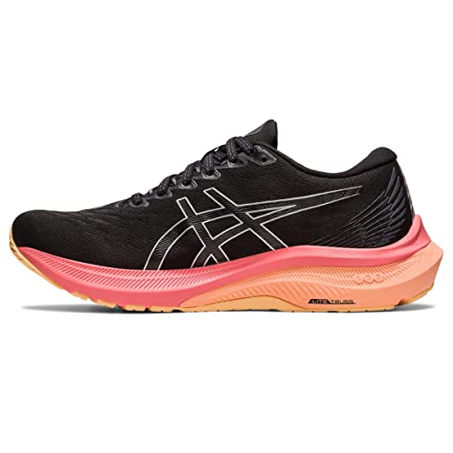 ASICS Women's GT-2000 11 Running Shoes, 8, Black/Pure Silver