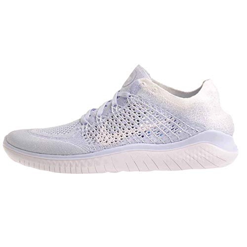 Nike Women's Free Rn Flyknit 2018 Running Shoe (8, Blue)