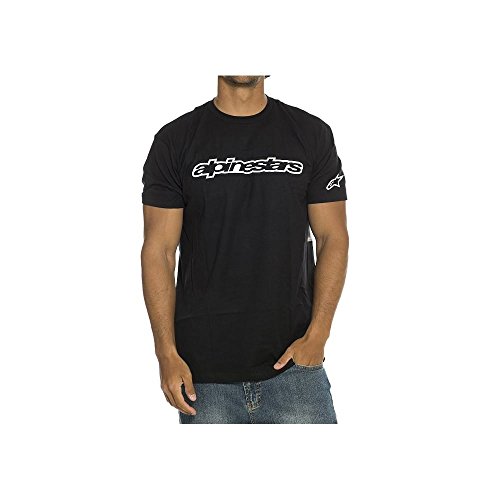ALPINESTARS Men's Wordmark T-Shirt, Black, Medium