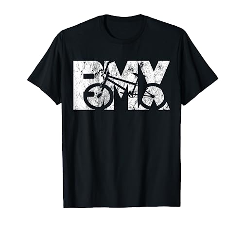 Cool Vintage BMX bike fan racing for biker boys girls kids T-Shirt