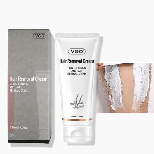 VGO Hair Removal Cream for Women & Men Painless Bikini Hair Removal Gel Hair Removal Lotion for Unwanted Hair, All Skin Types 120ml / 4.06oz