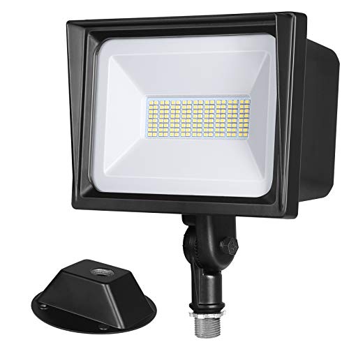 DEWENWILS 65W LED Flood Light Outdoor, 6670 LM Super Bright(500W Halogen Equivalent) IP65 Waterproof Knuckle Mount LED Security Light, 5000K Daylight for Landscape, Garden, Yard, Garage, UL Listed