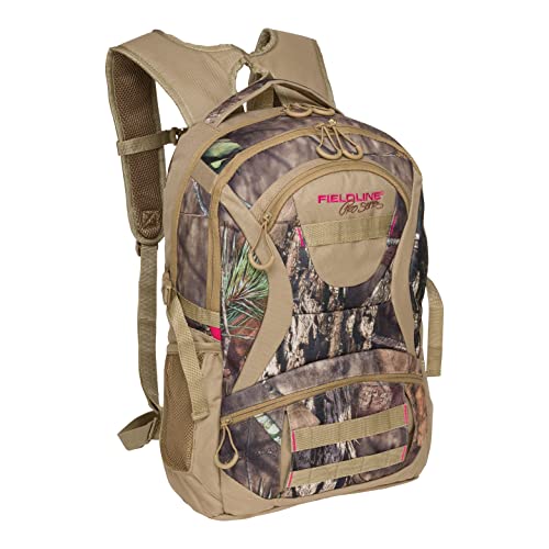 Fieldline Treeline Womens Hunting Backpack PRO Series | Tactical Backpack for Women and Men | Camo Backpack for Hunting | Heavy Duty Army Backpack | 19.3L | Mossy Oak Breakup Country