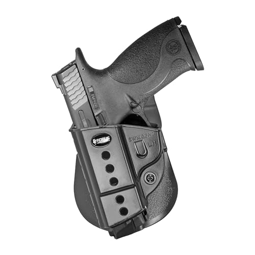 Fobus SWMPLH Concealed Carry OWB Paddle Holster for S&W M&P, M&P 2.0, M&P Pro, M&P M2.0, SD9 VE, SD40 VE, CZ P-06, and Diamondback DB FS Nine, Left Handed