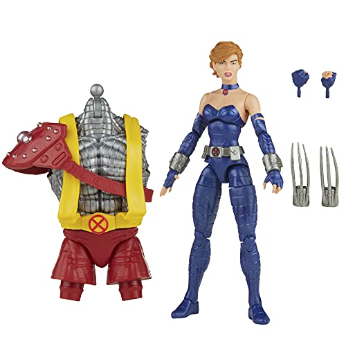 Marvel Hasbro Legends Series 6-inch Scale Action Figure Toy Marvel's Shadowcat, Premium Design, 1 Figure, 4 Accessories, and 1 Build-A-Figure Part