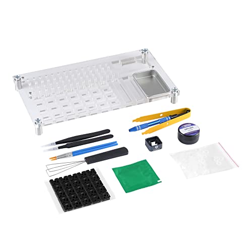 Panjshirv Professional Edition Mechanical Keyboard Switch Tester Switch Opener for Cherry gateon invyr TTC Acrylic Lube Station Switch Lubrication Tool Set Cover Removal Platform