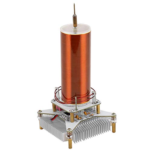 Fafeicy Music Tesla Coil Plasma Speaker Wireless Transmission of Sound Solid Power Supply DIY Kit US Plug AC110‑240V