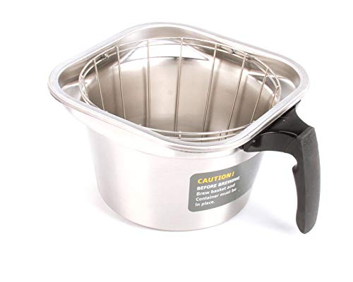Fetco B001280B1 Brew Basket Assembly for Compatible Fetco Hot Beverage Brewers and Dispensers, 16' x 6', 0.28' Diameter Hole