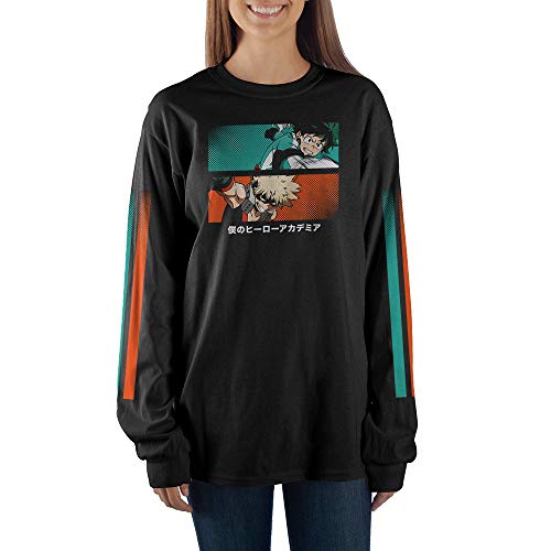 Bioworld My Hero Academia Long Sleeve Tee Shirt-Medium
