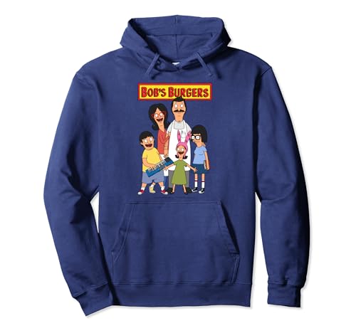 Bob's Burgers New Family Pose with Logo Pullover Hoodie