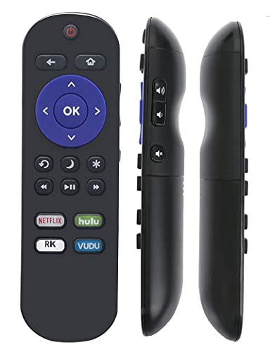 New Replaced Remote fit for Hisense Roku TV 32H4030F 32H4F 40H4F 43H4F 43H4030F 43R6D 50R6D 55R6D 65R6D 32H4030F1 40H4030F1 43H4030F1 50R6E1 65R8F 48H4C 50H4C 32H4D 40H4D 43H4D 50H4D 55H4D