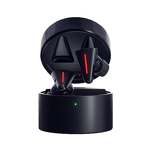 Angry miao CYBERBLADE Wireless Gaming Earbuds, Active Noise Cancelling Bluetooth Earbuds with Microphone, 36ms Low Latency Earphone for PC, PS4, PS5, Switch, iPhone, Android (Base Edition)