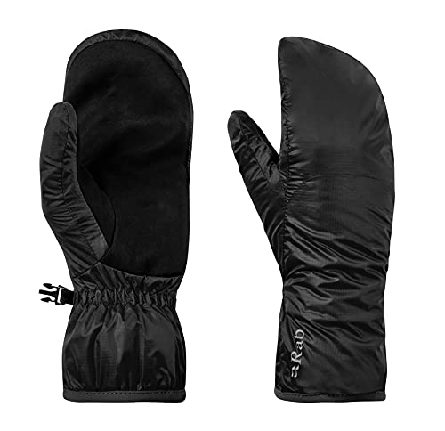 RAB Xenon Lightweight Weather Resistant Mitts for Hiking and Skiing - Black - Medium