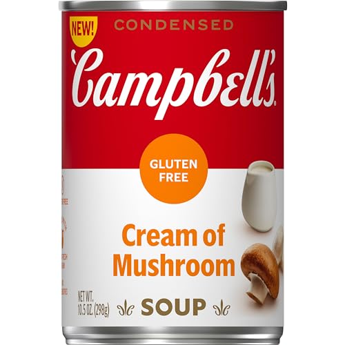 Campbell's Condensed Gluten Free Cream of Mushroom Soup, 10.5 oz Can