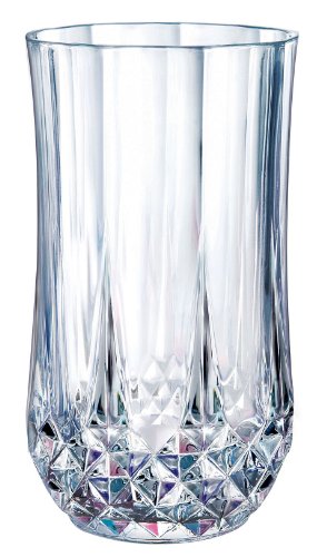 Arc International Set of 4 Cristal D'Arques Longchamp Tumbler, 12-Ounce