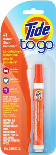 Tide Stain Remover for Clothes, To Go Pen, Instant Spot Remover for Clothes, Travel & Pocket Size, 1 Count