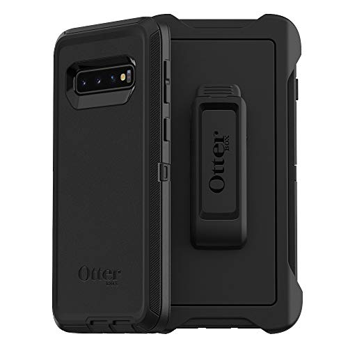 OtterBox DEFENDER SERIES Case & Holster For Samsung Galaxy S10 - Black