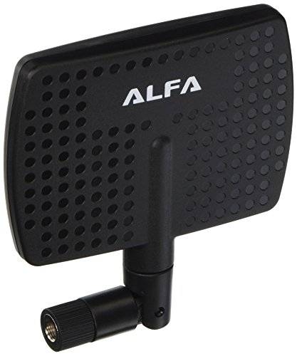 Alfa 2.4HGz 7dBi Booster RP-SMA Panel High-Gain Screw-On Swivel Antenna for Alfa AWUS036H, AWUS036H1W, AWUS036NHV, AWUS036NHR, AWUS036NHA, AWUS051NH, AWUS036EW, AWUS036NEH, AWUS036NH, AWUS050NH, AIPW610H, APA05, WUS048NH and R36