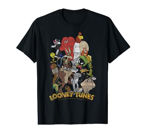 Looney Tunes Character Stack Group Shot T-Shirt