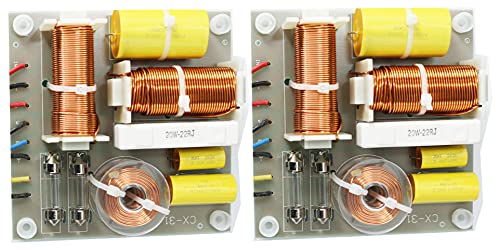 EMB 2X CX-31 Replacement Speaker Crossover 2500 Watts Power Works for JBL, Peavey, Cerwin Vega, Pyle-Pro, Mr.DJ, Many Brands! High and Low Frequency Response