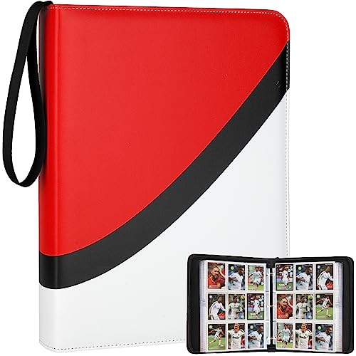 Card Binder for Cards Binder 9-Pocket,Compatible with Cards, 9-Pocket Pages Sleeves Hold up 900 Cards.Trading Card Binder with Sleeves，Card Holder Collector