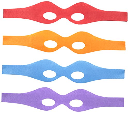 Teenage Mutant Ninja Turtles 4 Felt Eye Masks