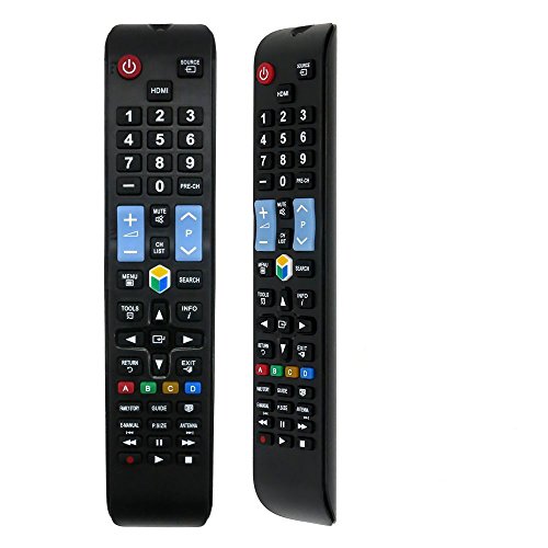 Replacement Remote Control for Samsung UN55F7100 UN65F7100 UN60F7500AF UN60KU630DF LCD LED HDTV TV