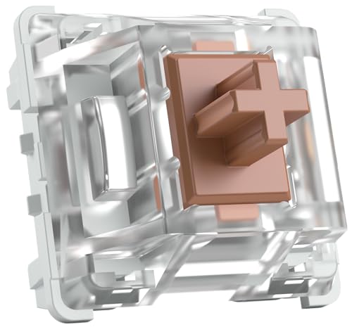 Kailh Bronze Mechanical Keyboard Switches - Tactile & Clicky - Premium Quality for Gamers & Typists - 120 Pieces Pack