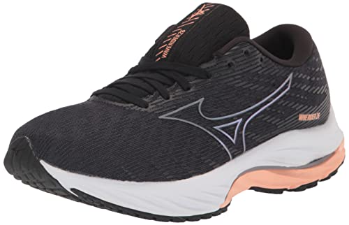 Mizuno Women's Wave Rider 26 | Neutral Running Shoe | Odyssey Grey/Quicksilver | US 9