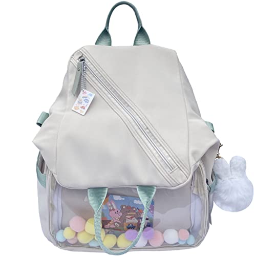Eien Kaliforua Ita Bag Cute Ita Bag Backpack Kawaii Pins Display Backpack 3 Way Anime Bag