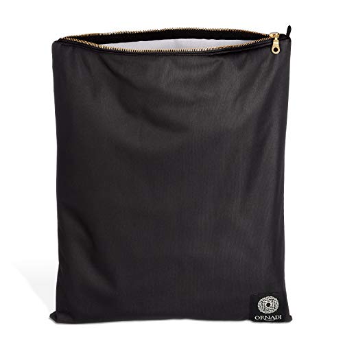 Ornadi Wet Gym Clothes Bag Waterproof Antimicrobial Sack Inhibits Bacteria & Odor from Dirty Laundry, Swimsuits, Sweaty Shoes for Smell Proof Travel 14 X 17.5 Made in USA