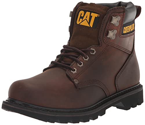 Cat Footwear mens Second Shift Work Boot, Dark Brown, 9 US
