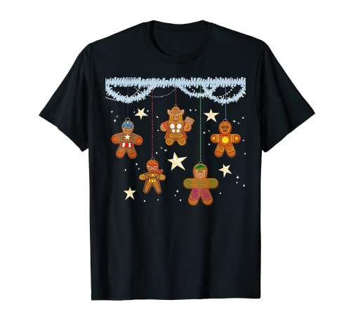 Marvel Avengers Gingerbread Cookie Ornaments Holiday T-Shirt