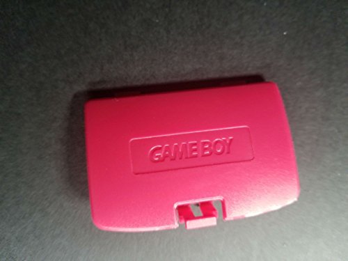 RED / BERRY GAME BOY LOGO COLOR REPLACEMENT BATTERY COVERS LIDS DOOR