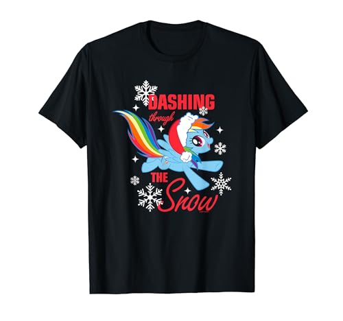 My Little Pony Christmas Rainbow Dashing Through The Snow T-Shirt