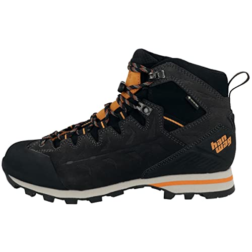 Hanwag Men's Makra Light Gtx - Asphalt/orange - 10