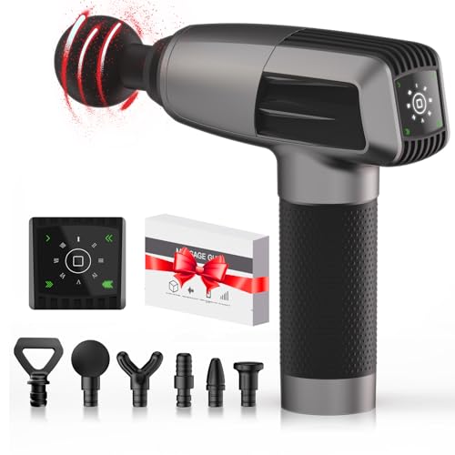 Mothers Day Gifts for Mom from Daughter - Gifts for Mom,Massage Gun Deep Tissue Portable Super Quiet Electric Percussion Muscle Massager - Mothers Day,Mothers Day Gifts for Wife(Gray)