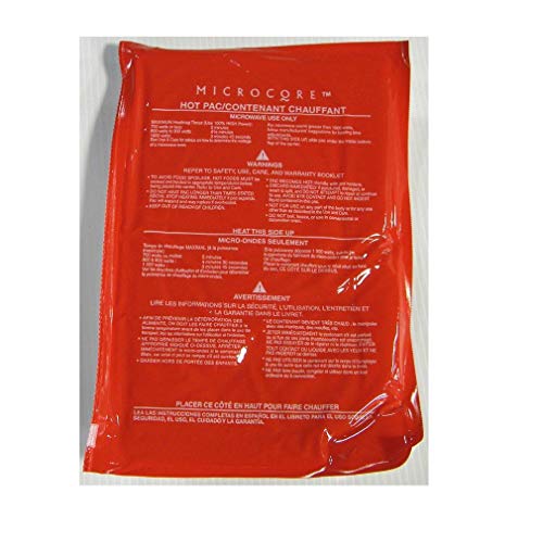 Vesture 7' X 10' Microcore Replacement Hot Red Pack for Microwave Heating - Durable and Stays Hot for Several Hours