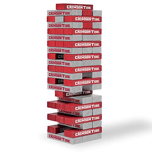 Wild Sports NCAA Alabama Crimson Tide Table Top Stackers 3' x 1' x .5', Team Color