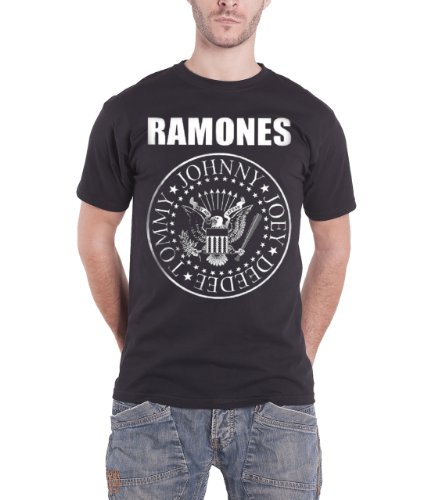 Bravado Ramones Hey HO T-Shirt (Black) - Large [Apparel]