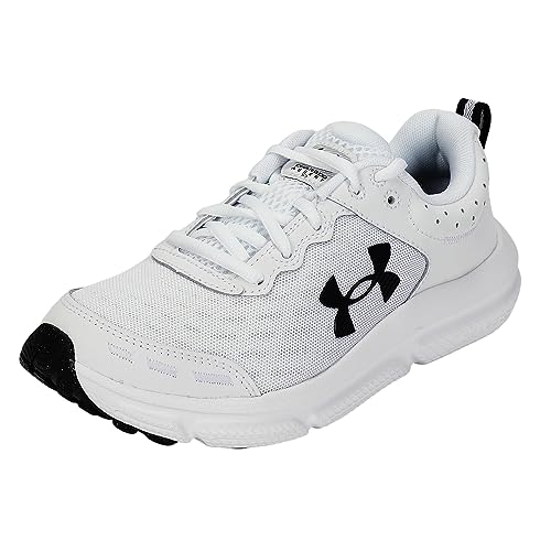 Under Armour Men's Charged Assert 10, (104) White/Black/Black, 10.5, US