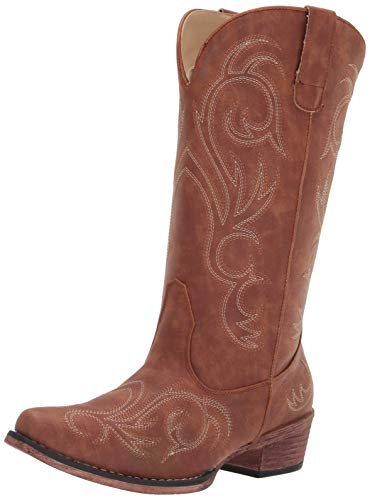 ROPER Womens Riley Fashion Boot, Bronze, 9 US
