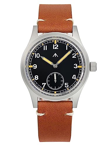 TACTICAL FROG Militado D12 Military Mens Watches VD78 Quartz Movement C3 Super Luminous Bubble Glass Aviation Wristwatches, 100M Waterproof Dress Watch