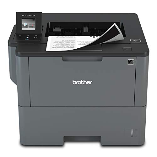 Brother Monochrome Laser Printer, HL-L6300DW, Wireless Networking, Mobile Printing, Duplex Printing, Large Paper Capacity, Cloud Printing, Amazon Dash Replenishment Ready