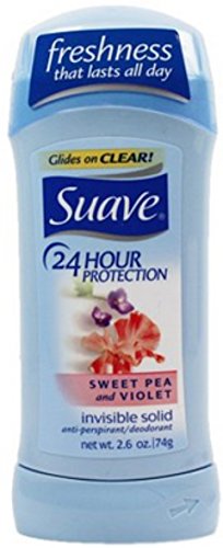 Suave Invis SLD Sweet Pea Size 2.6z Suave Sweet Pea & Violet Invisible Solid Antiperspirant Deodorant 2.6oz